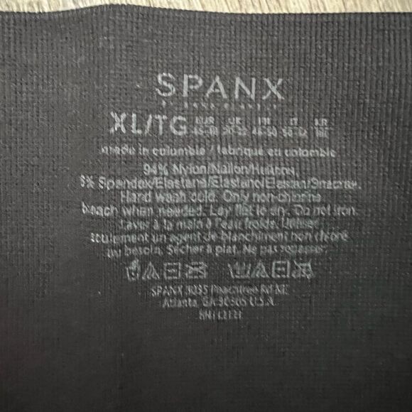 SPANX Womens Look At Me Now Leggings High Waisted Camo Grey Size XL - Picture 3 of 6